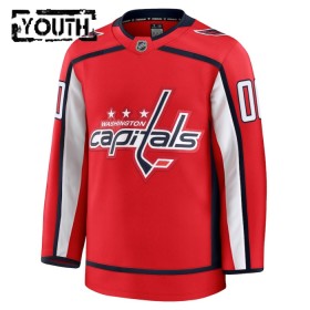 Maillot de Hockey Washington Capitals Personnaliser Fanatics Premium 2024-25 Rouge Domicile - Enfant